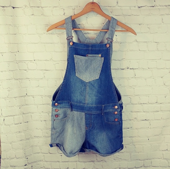 American Rag Denim - AMERICAN RAG SHORT OVERALL